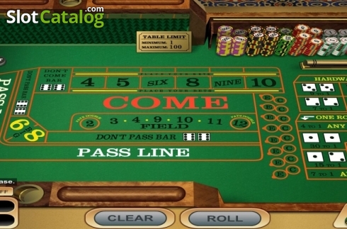 Οθόνη2. Craps (Betsoft) Κουλοχέρης