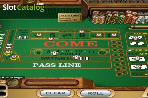Οθόνη3. Craps (Betsoft) Κουλοχέρης