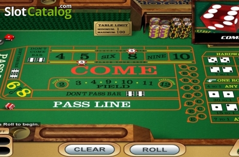Οθόνη4. Craps (Betsoft) Κουλοχέρης