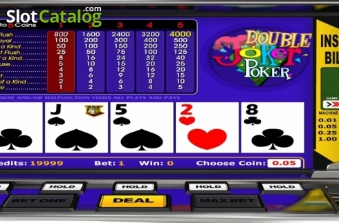 Οθόνη3. Double Joker Poker (Betsoft) Κουλοχέρης