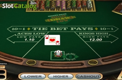 Οθόνη3. Draw High Low (Betsoft) Κουλοχέρης