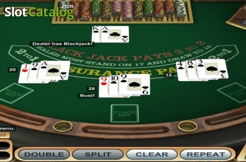 Οθόνη4. European Blackjack (Betsoft) Κουλοχέρης
