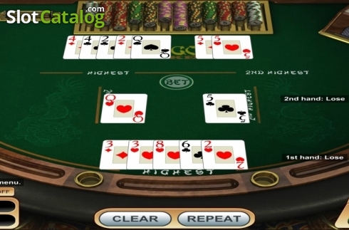 Οθόνη4. Pai Gow Poker (Betsoft) Κουλοχέρης 