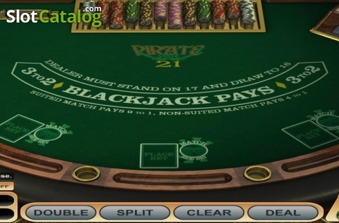 Οθόνη2. Pirate 21 Blackjack Κουλοχέρης 