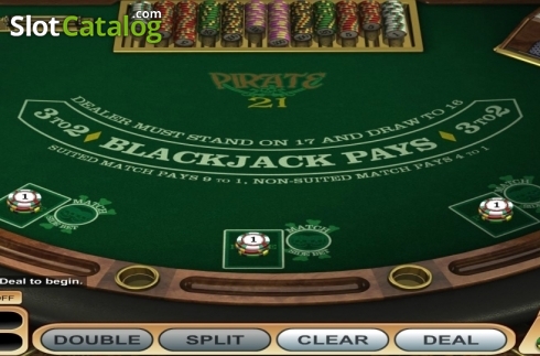 Οθόνη3. Pirate 21 Blackjack Κουλοχέρης 