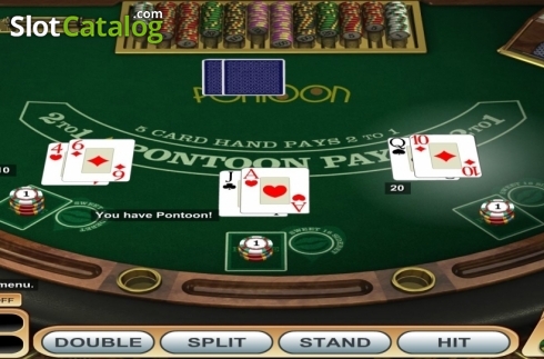 Οθόνη4. Pontoon Blackjack (Betsoft) Κουλοχέρης 