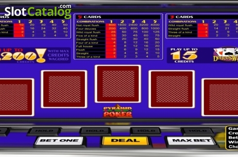 Οθόνη2. Pyramid Deuces Wild (Betsoft) Κουλοχέρης