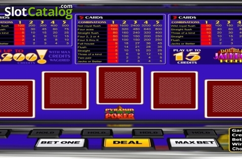Οθόνη2. Pyramid Double Jackpot Poker (Betsoft) Κουλοχέρης