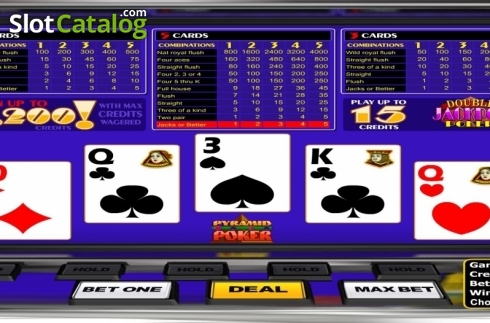 Οθόνη4. Pyramid Double Jackpot Poker (Betsoft) Κουλοχέρης