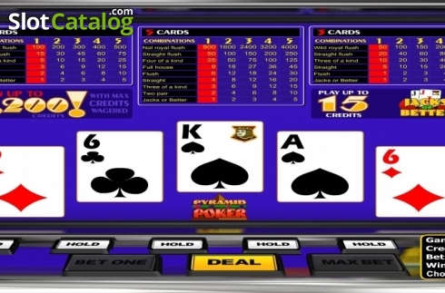 Οθόνη3. Pyramid Jacks or Better (Betsoft) Κουλοχέρης