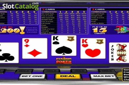 Οθόνη3. Pyramid Joker Poker (Betsoft) Κουλοχέρης