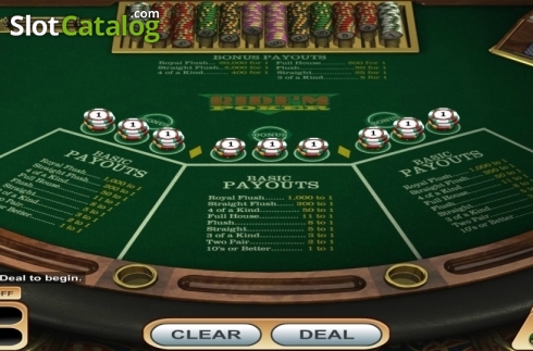 Οθόνη2. Ride'm Poker (Betsoft) Κουλοχέρης