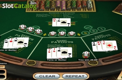 Οθόνη4. Ride'm Poker (Betsoft) Κουλοχέρης