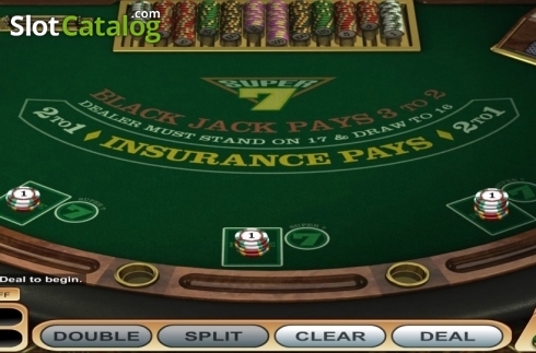 Οθόνη2. Super 7 Blackjack Κουλοχέρης
