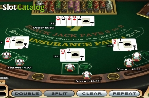 Οθόνη4. Super 7 Blackjack Κουλοχέρης