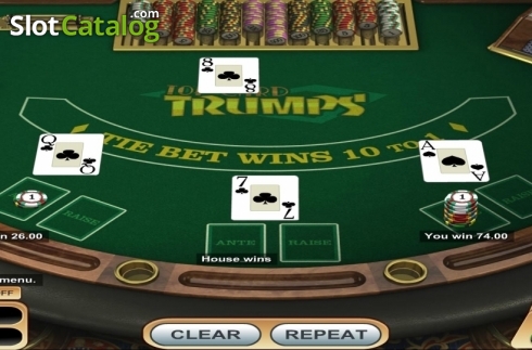 Οθόνη3. Top Card Trumps (Betsoft) Κουλοχέρης