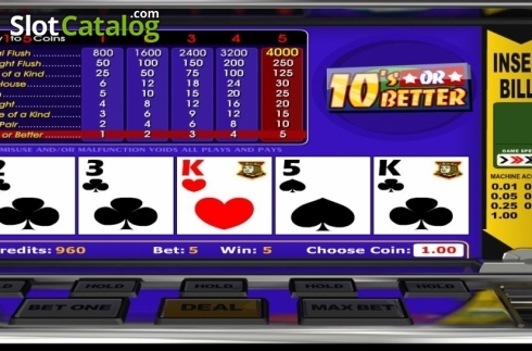 Οθόνη5. 10's or Better (Betsoft) Κουλοχέρης 