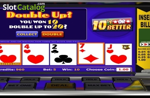 Οθόνη7. 10's or Better (Betsoft) Κουλοχέρης 