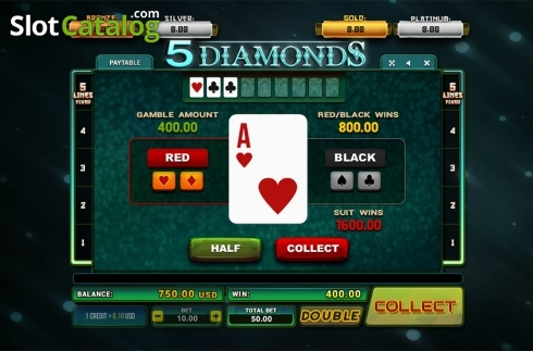 Οθόνη5. 5 Diamonds	 Κουλοχέρης 