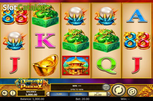 Οθόνη3. Dragon Phoenix (Betsoft) Κουλοχέρης