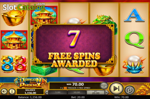 Οθόνη5. Dragon Phoenix (Betsoft) Κουλοχέρης