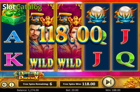 Οθόνη6. Dragon Phoenix (Betsoft) Κουλοχέρης