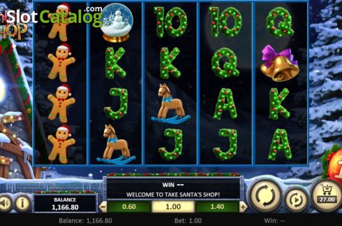 Οθόνη3. Take Santa's Shop Κουλοχέρης