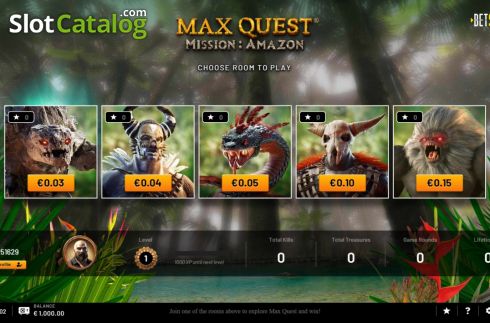Οθόνη2. Max Quest - Mission: Amazon Κουλοχέρης