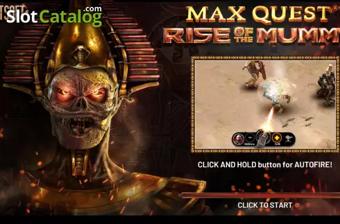Οθόνη2. Max Quest - Rise of the Mummy Κουλοχέρης