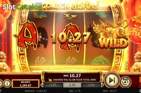 Οθόνη6. Golden Horns Κουλοχέρης