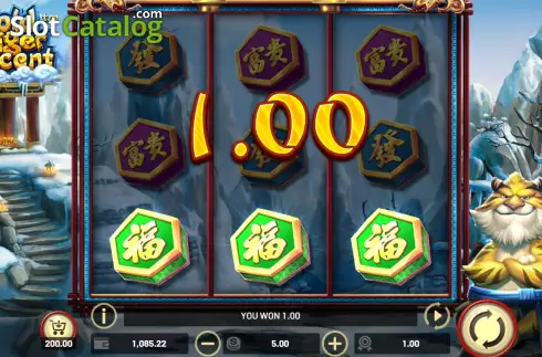 Οθόνη4. Gold Tiger Ascent Κουλοχέρης