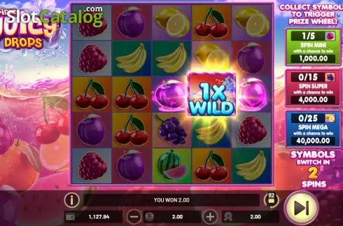 Οθόνη5. Triple Juicy Drops Κουλοχέρης