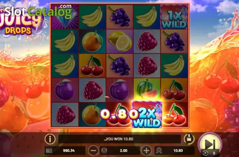 Οθόνη9. Triple Juicy Drops Κουλοχέρης