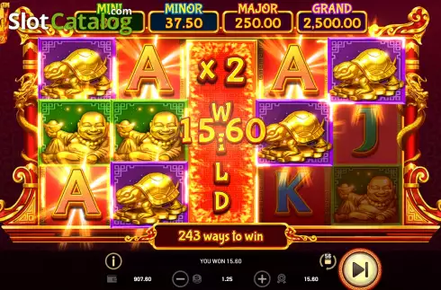 Οθόνη9. Golden Dragon Inferno (Betsoft) Κουλοχέρης