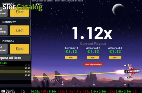 Οθόνη4. Triple Cash or Crash Κουλοχέρης