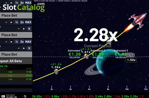Οθόνη5. Triple Cash or Crash Κουλοχέρης