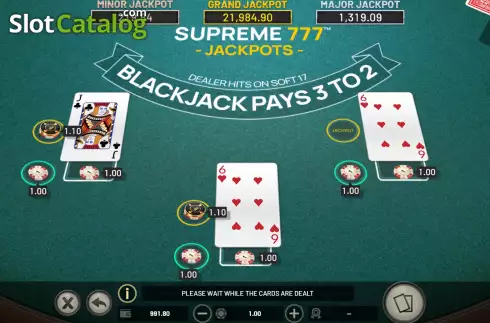 Οθόνη2. Supreme 777 Jackpots Κουλοχέρης 