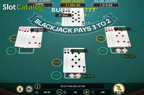 Οθόνη4. Supreme 777 Jackpots Κουλοχέρης 