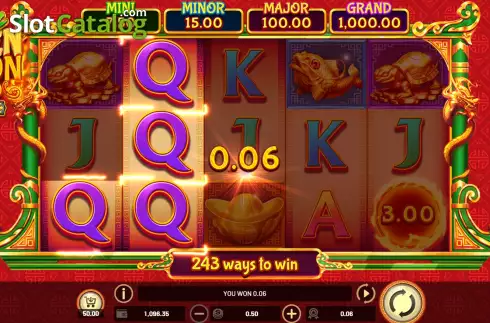 Οθόνη3. Super Golden Dragon Inferno Κουλοχέρης