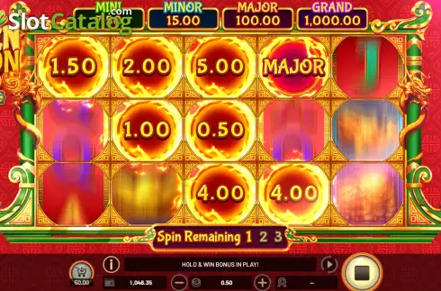 Οθόνη7. Super Golden Dragon Inferno Κουλοχέρης