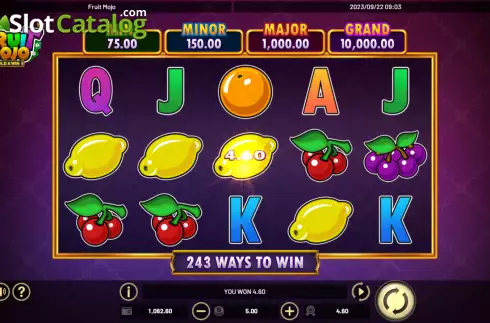 Οθόνη3. Fruit Mojo Κουλοχέρης