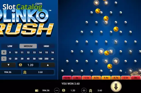 Οθόνη4. Plinko Rush Κουλοχέρης