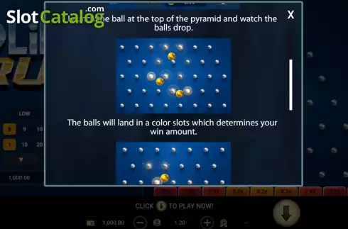 Οθόνη9. Plinko Rush Κουλοχέρης