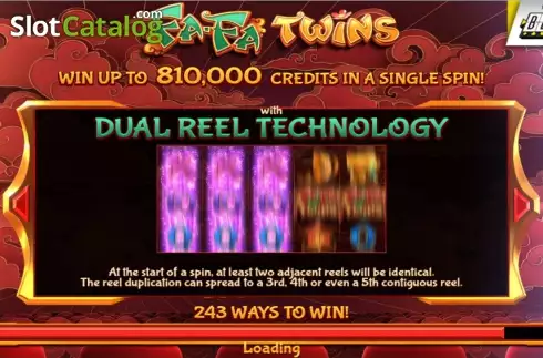 Φόρτωση οθονών. Fa Fa Twins (Betsoft) Κουλοχέρης
