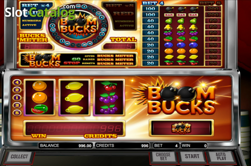 Οθόνη 2. Boom Bucks Κουλοχέρης