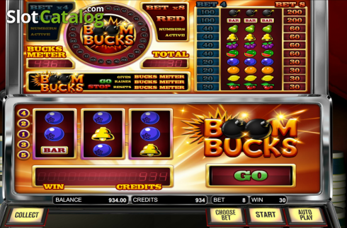 Οθόνη 6. Boom Bucks Κουλοχέρης