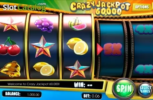 Οθόνη3. Crazy Jackpot 60000 Κουλοχέρης