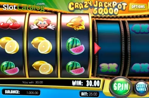 Οθόνη6. Crazy Jackpot 60000 Κουλοχέρης
