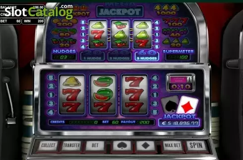 Οθόνη3. Mega Jackpot Κουλοχέρης