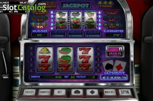 Οθόνη4. Mega Jackpot Κουλοχέρης